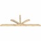 Ekena Millwork Richland Rough Sawn Timber Gable Bracket, Douglas Fir, 108"W x 40"H x 4"D x 4"F, 9/12 Pitch GBW108X40X0404RIC00RDF - alternate 2